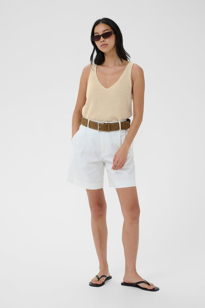 Camisole en lin et coton Rebecca - Matière naturelle