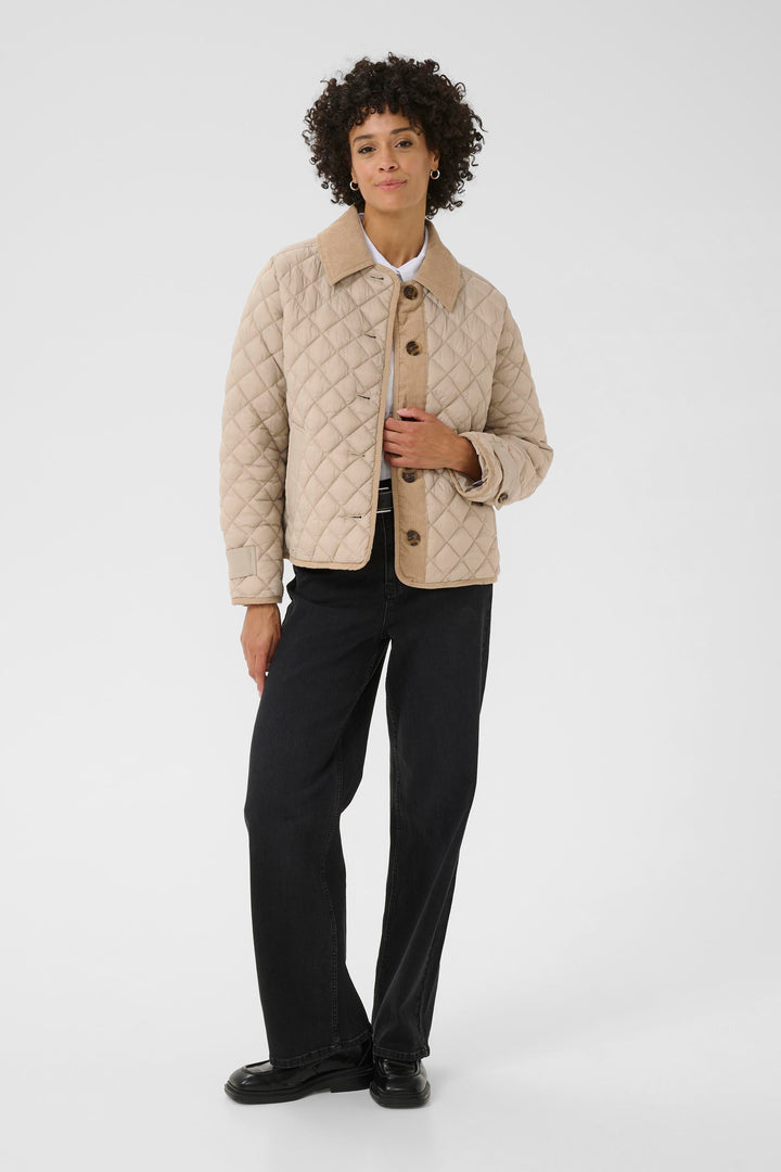 Manteau avec insetion de corduroy Safiya