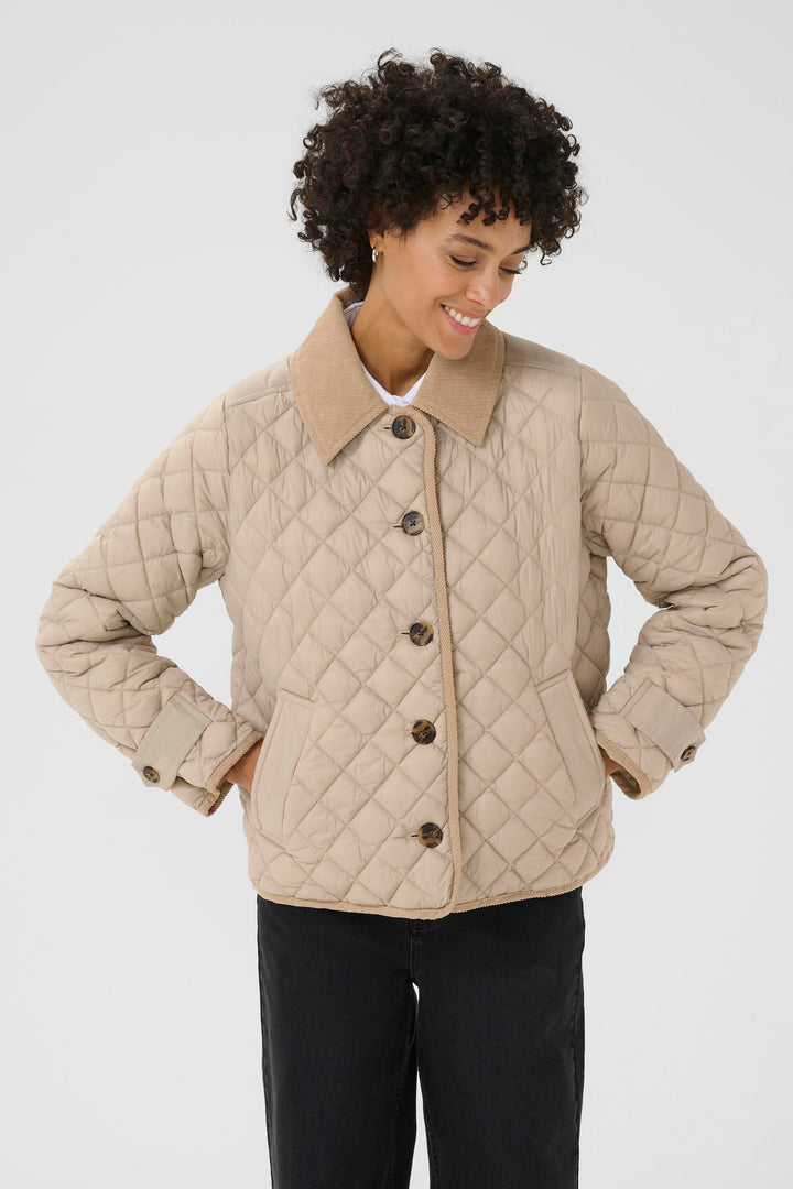 Manteau avec insetion de corduroy Safiya