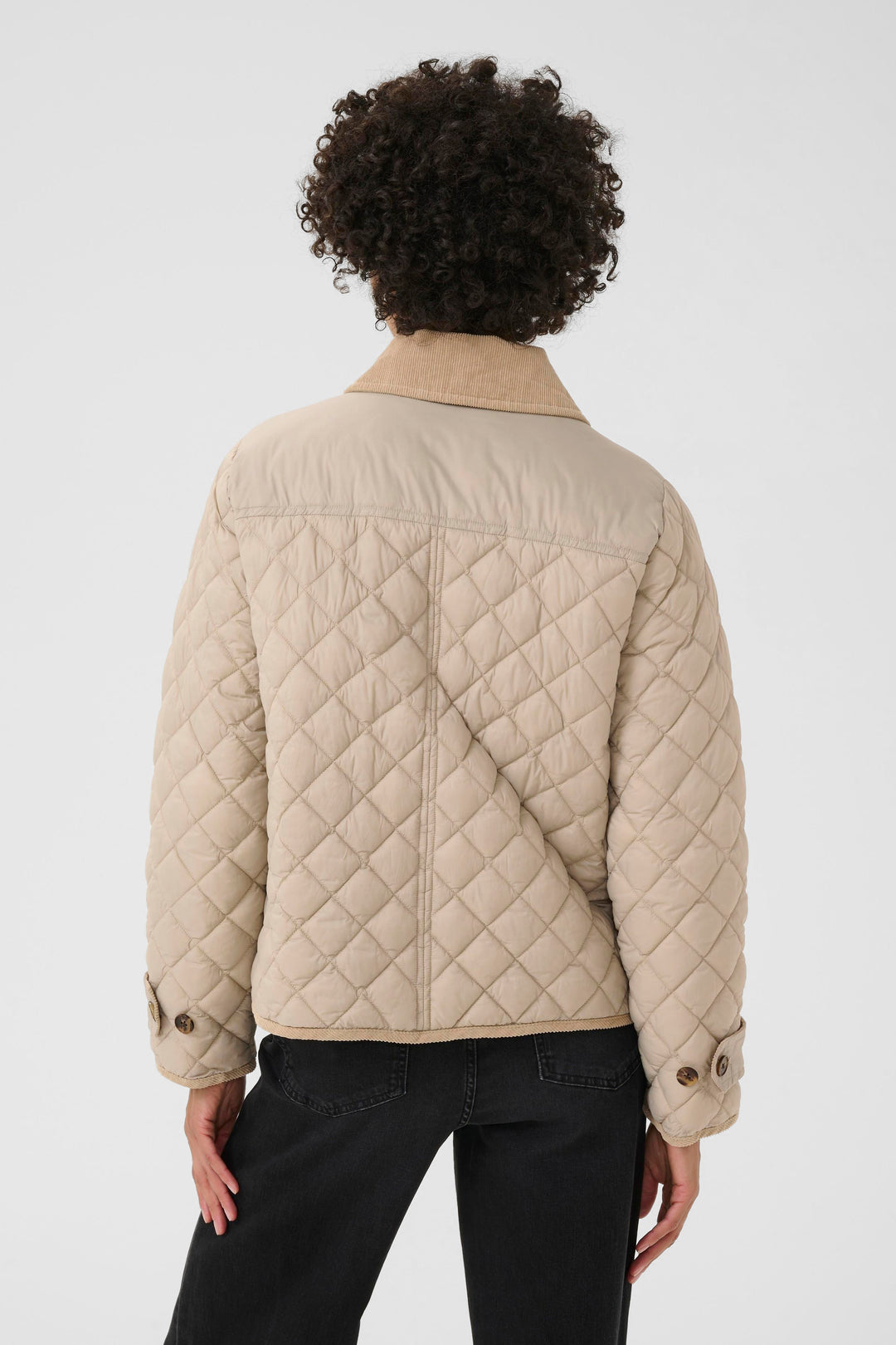 Manteau avec insetion de corduroy Safiya