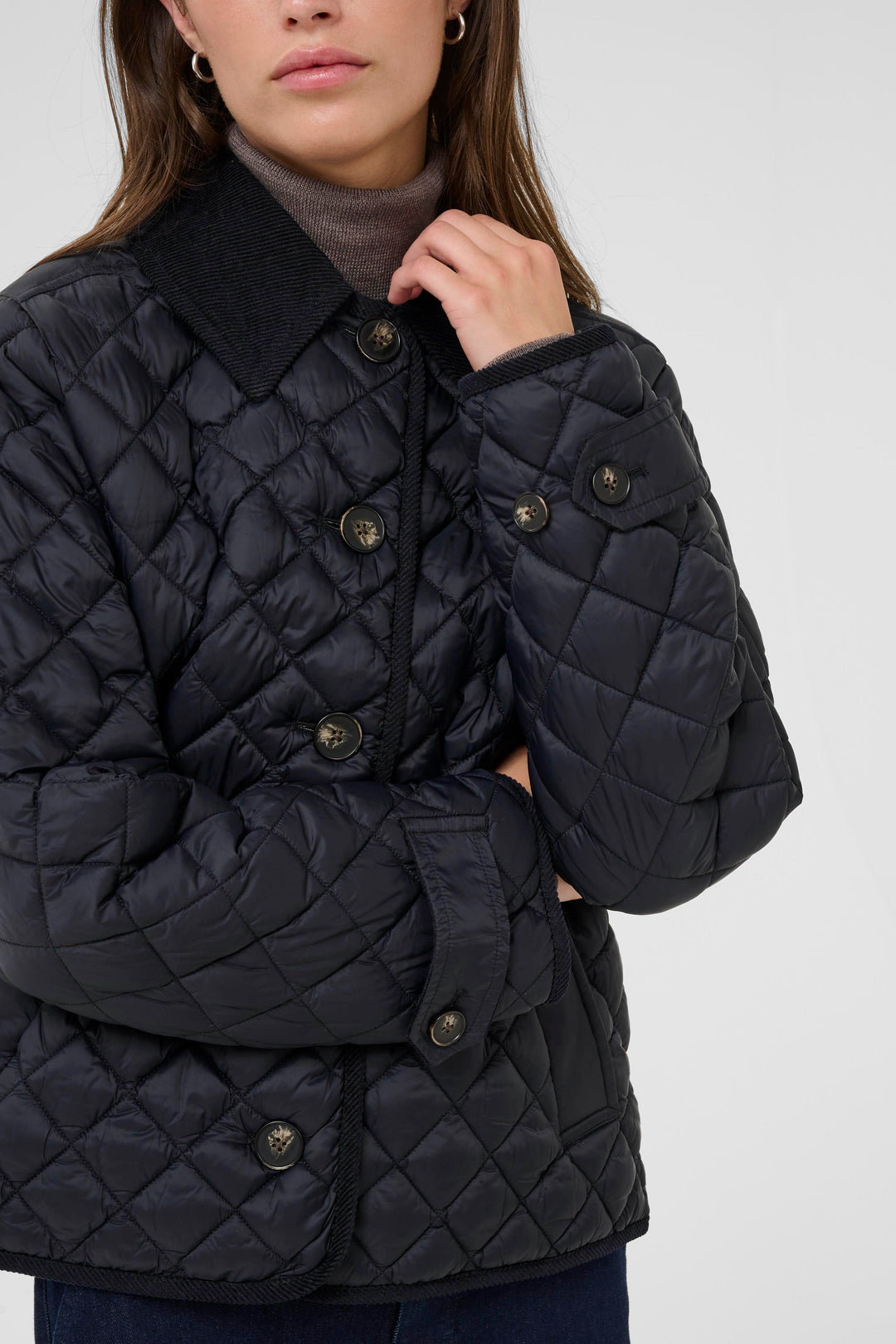 Manteau avec insetion de corduroy Safiya