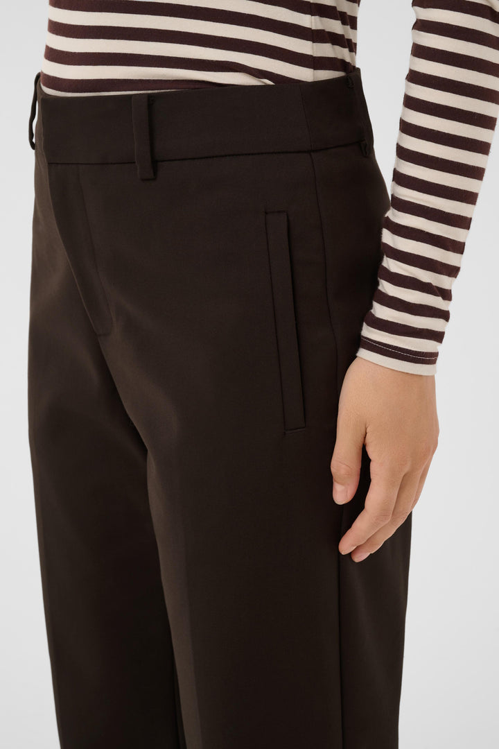 Pantalon habillé à fermeture invisible Neyana - En coton biologique et nylon recyclé