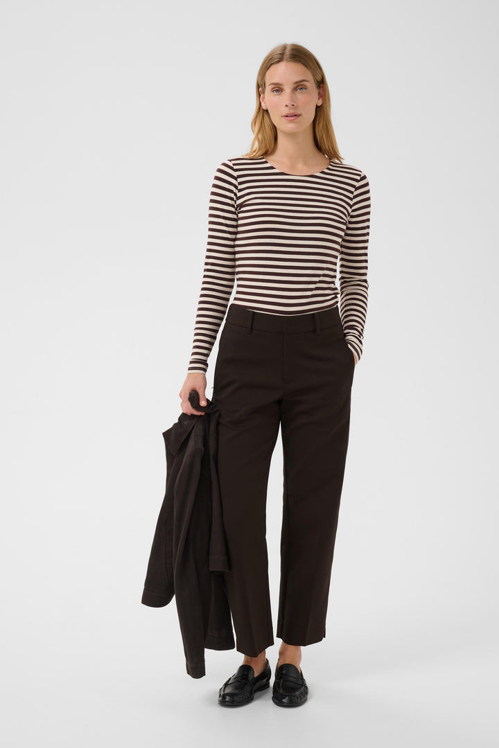 Pantalon habillé à fermeture invisible Neyana - En coton biologique et nylon recyclé