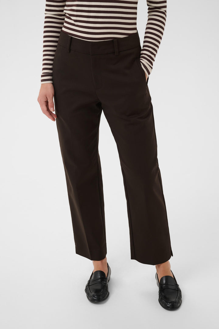 Pantalon habillé à fermeture invisible Neyana - En coton biologique et nylon recyclé