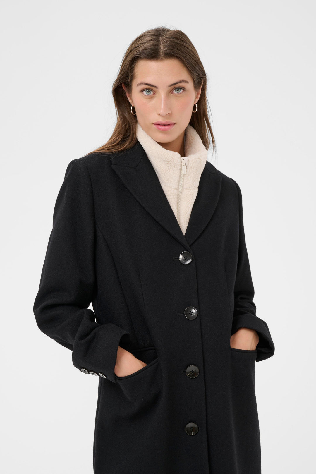 Accessoire hybride type plastron Samia - Matériaux recyclés