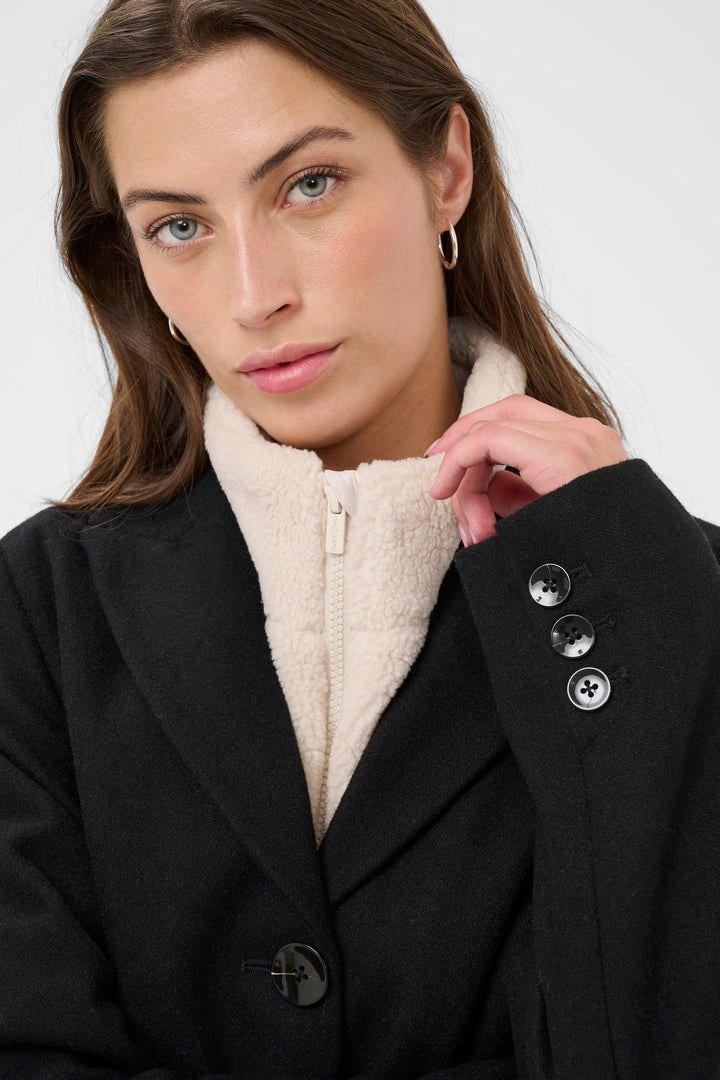 Accessoire hybride type plastron Samia - Matériaux recyclés