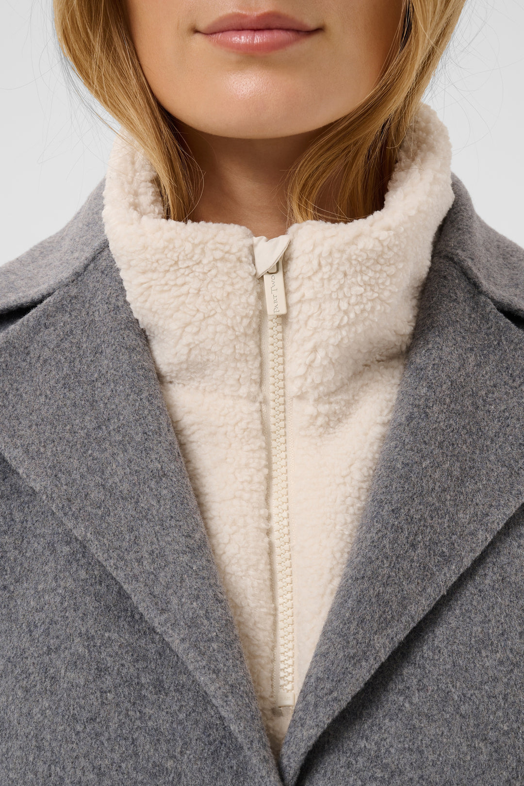 Accessoire hybride type plastron Samia - Matériaux recyclés