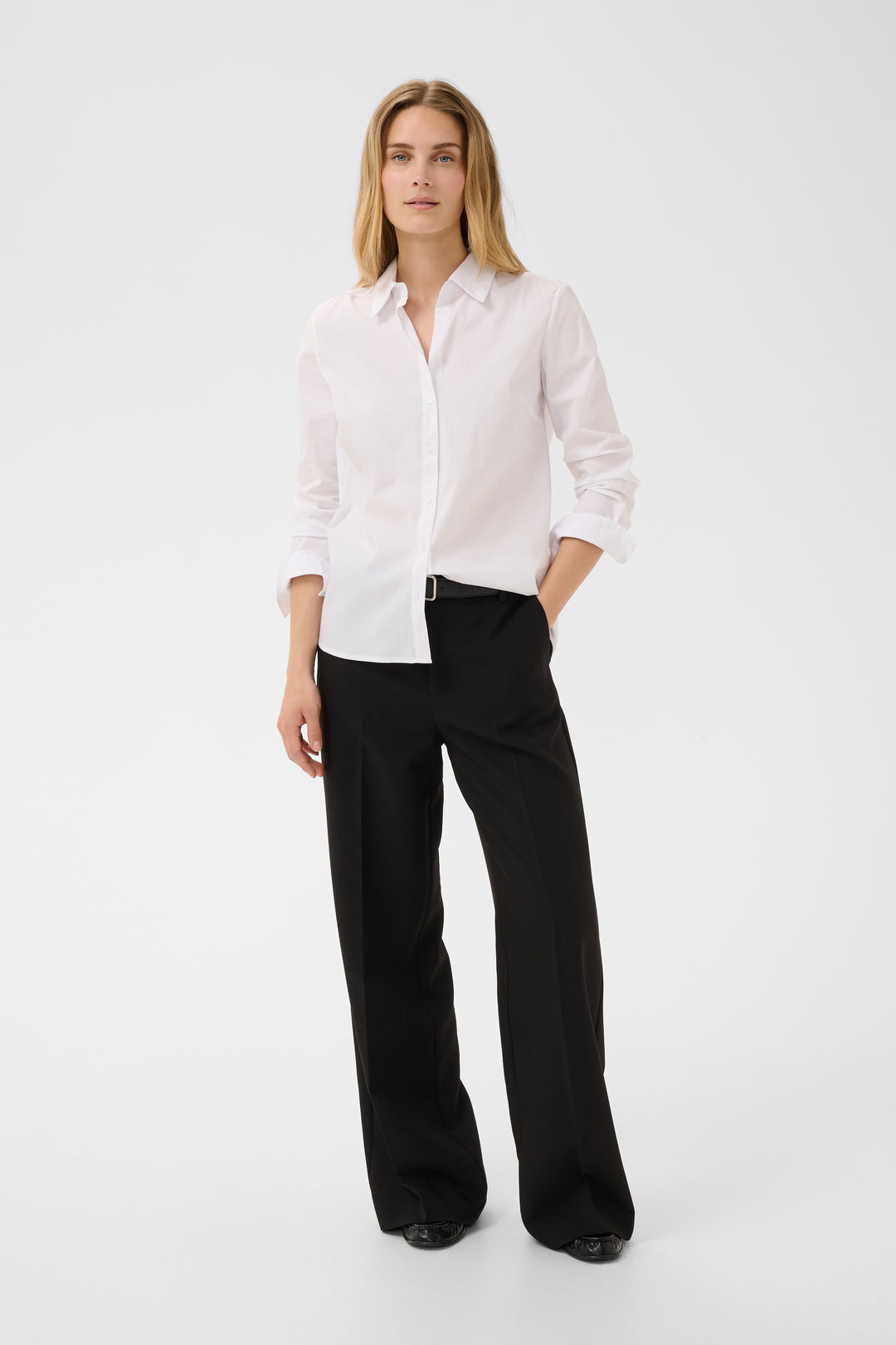 Chemise classique Nimini - En coton biologique extensible et coupe structurée