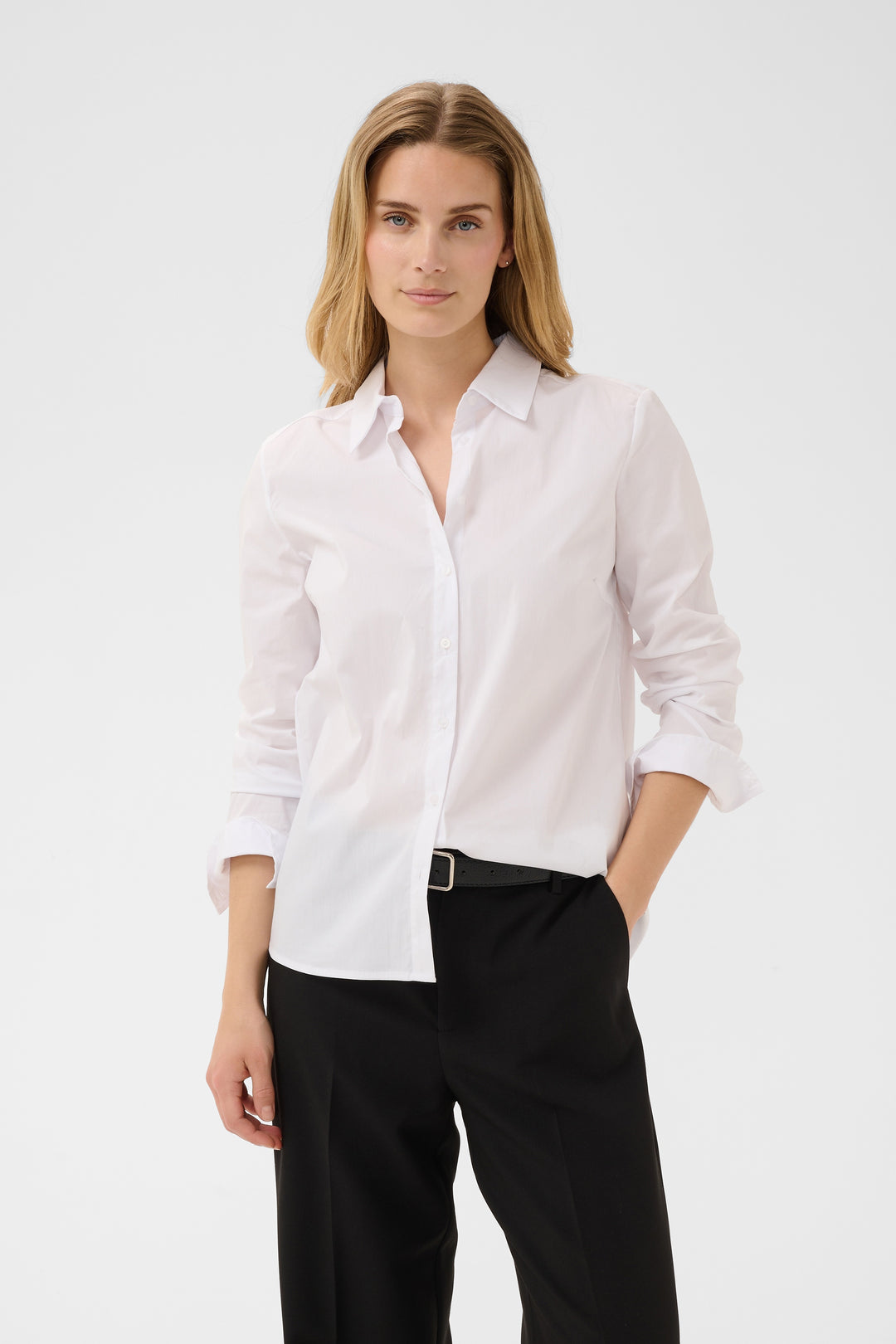Chemise classique Nimini - En coton biologique extensible et coupe structurée