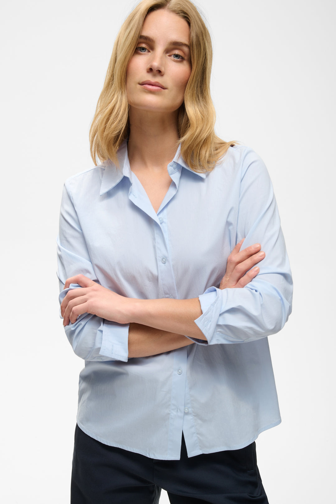 Chemise classique Nimini - En coton biologique extensible et coupe structurée