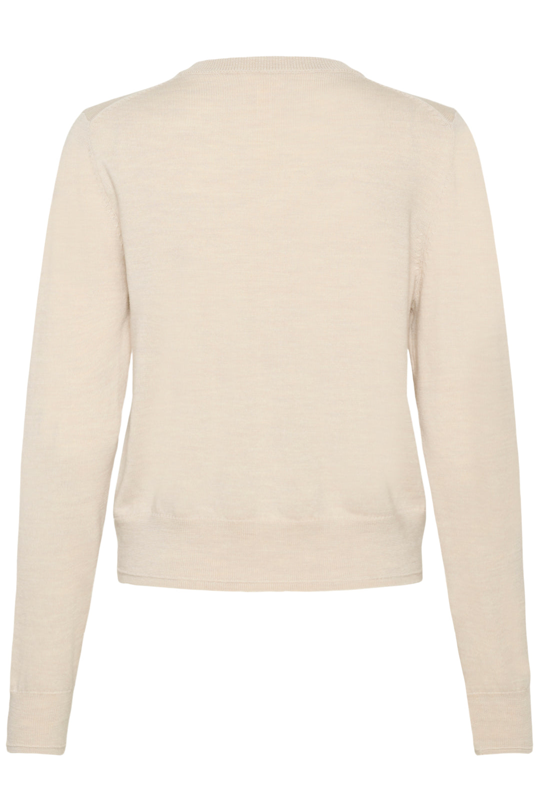 Cardigan en tricot de laine certifiée Noelani - Avec encolure ronde
