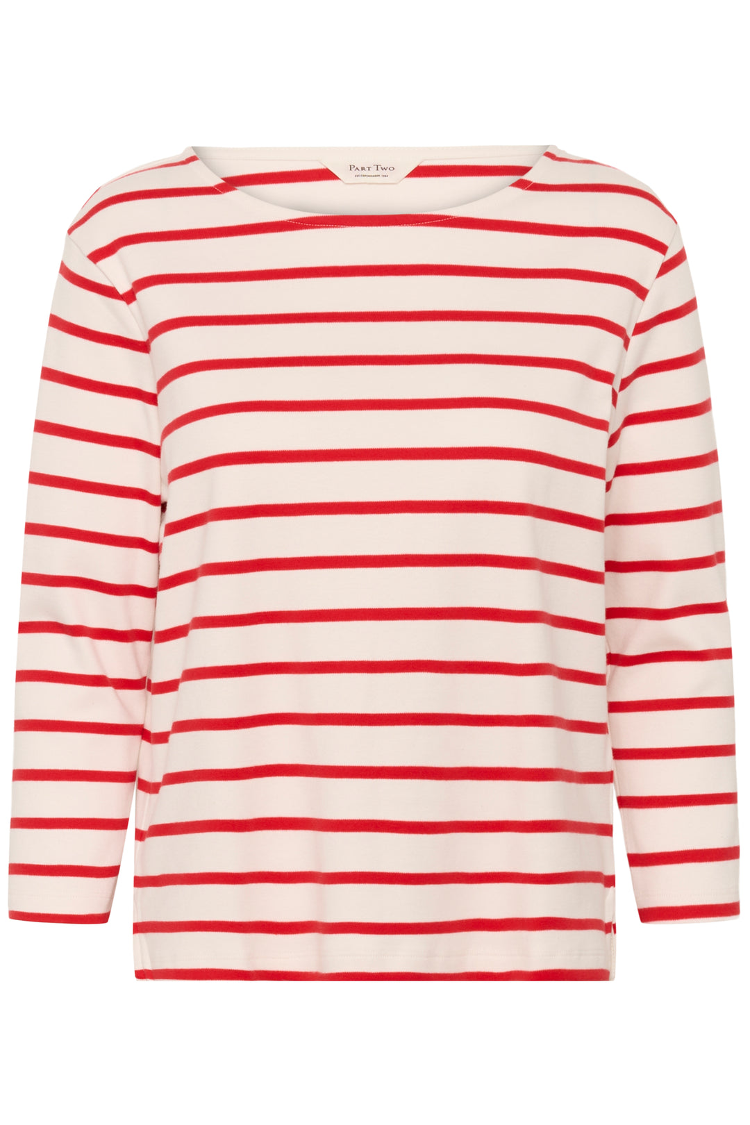 Chandail rayé à manches trois-quarts Nela