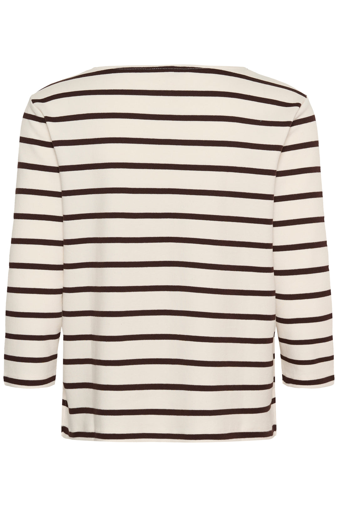 Chandail en coton biologique Nela - Avec col bateau et manches trois-quarts