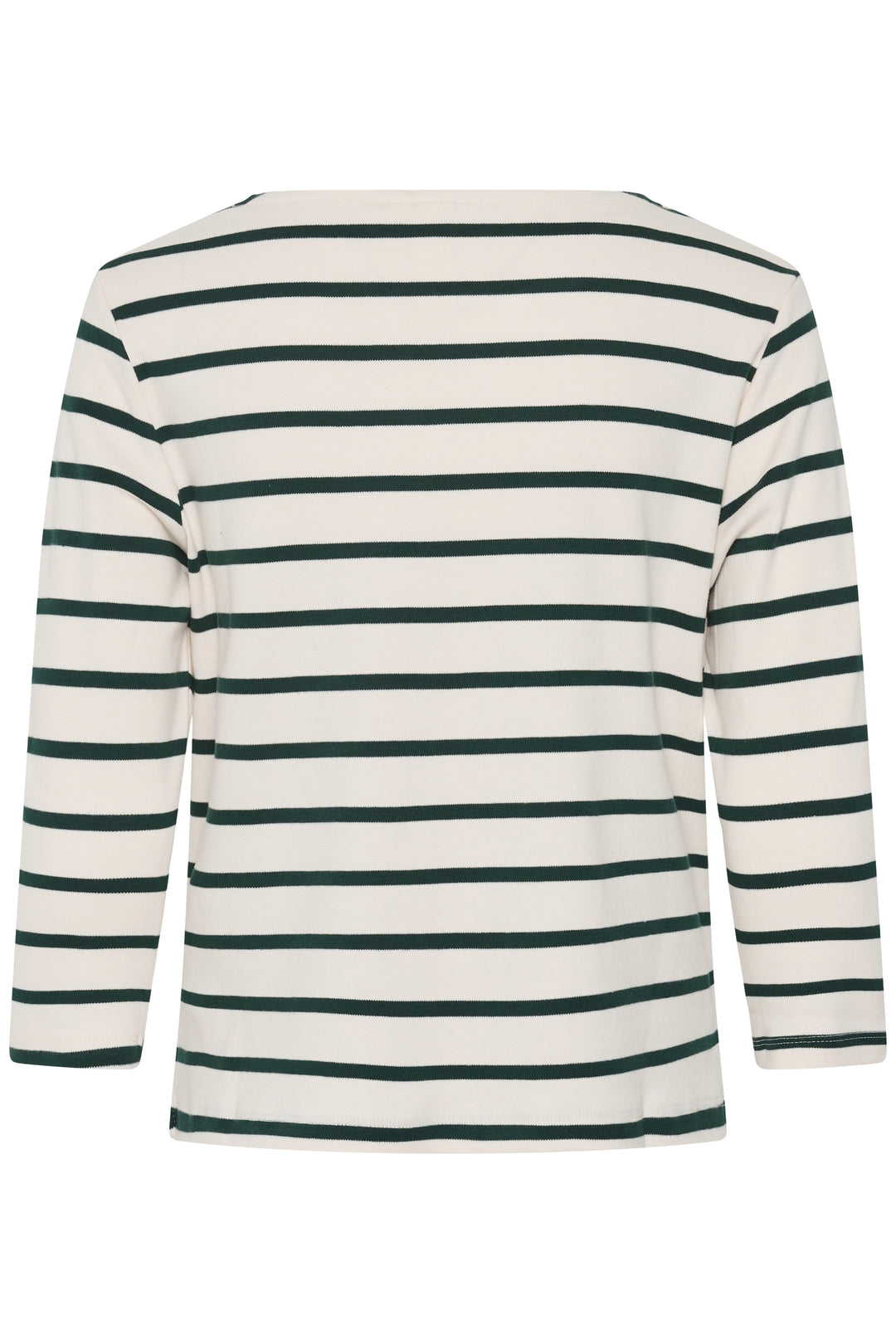 Chandail en coton biologique Nela - Avec col bateau et manches trois-quarts