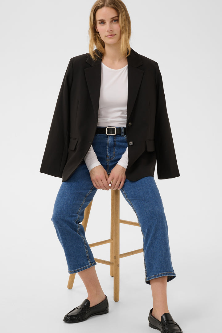 Jeans à coupe droite Judyas - Denim en coton recyclé extensible
