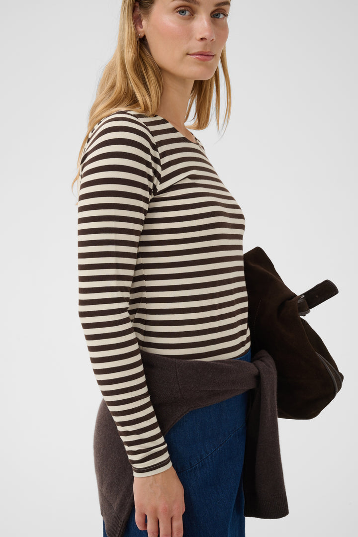 Chandail essentiel Nemajas - Doux en modal TENCEL™ et coton extensible avec col rond**