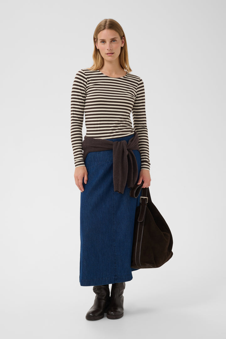 Chandail essentiel Nemajas - Doux en modal TENCEL™ et coton extensible avec col rond**