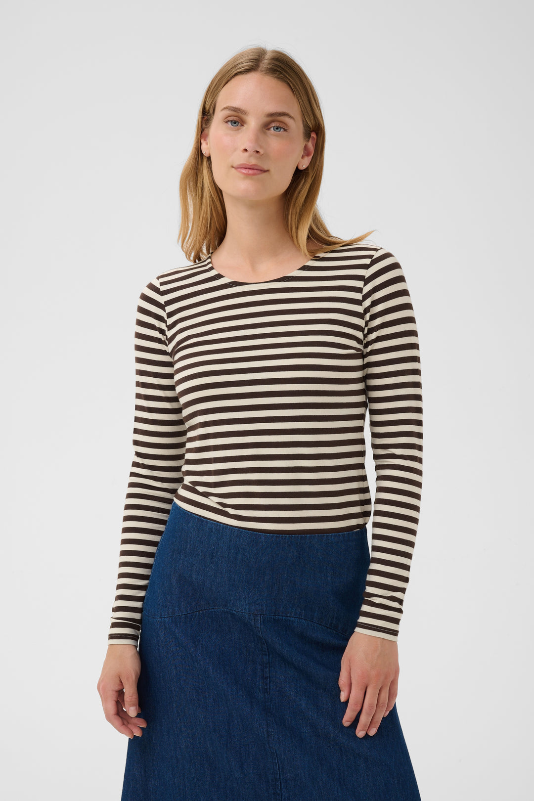 Chandail essentiel Nemajas - Doux en modal TENCEL™ et coton extensible avec col rond**