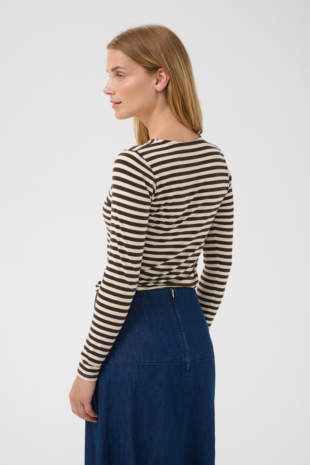 Chandail essentiel Nemajas - Doux en modal TENCEL™ et coton extensible avec col rond**