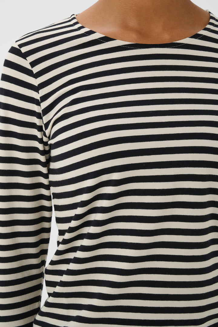 Chandail essentiel Nemajas - Coton extensible avec col rond