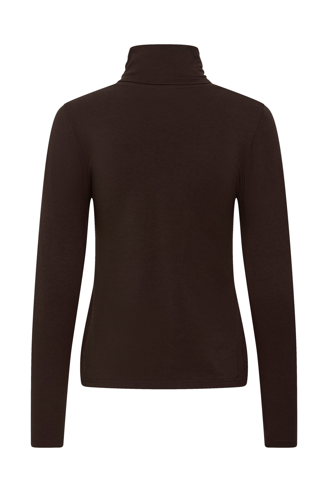 Haut ajusté en modal TENCEL™ et coton biologique Efinas - Encolure haute et manches longues