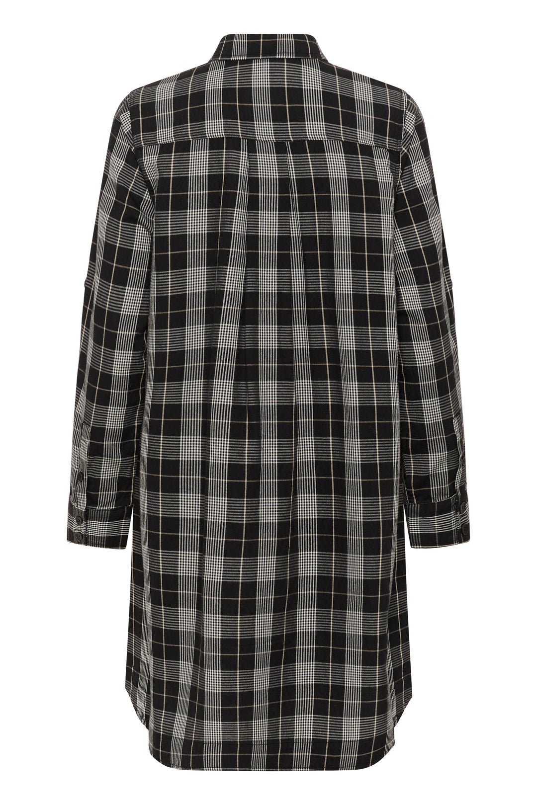 Chemise-robe tunique à carreaux Sardias