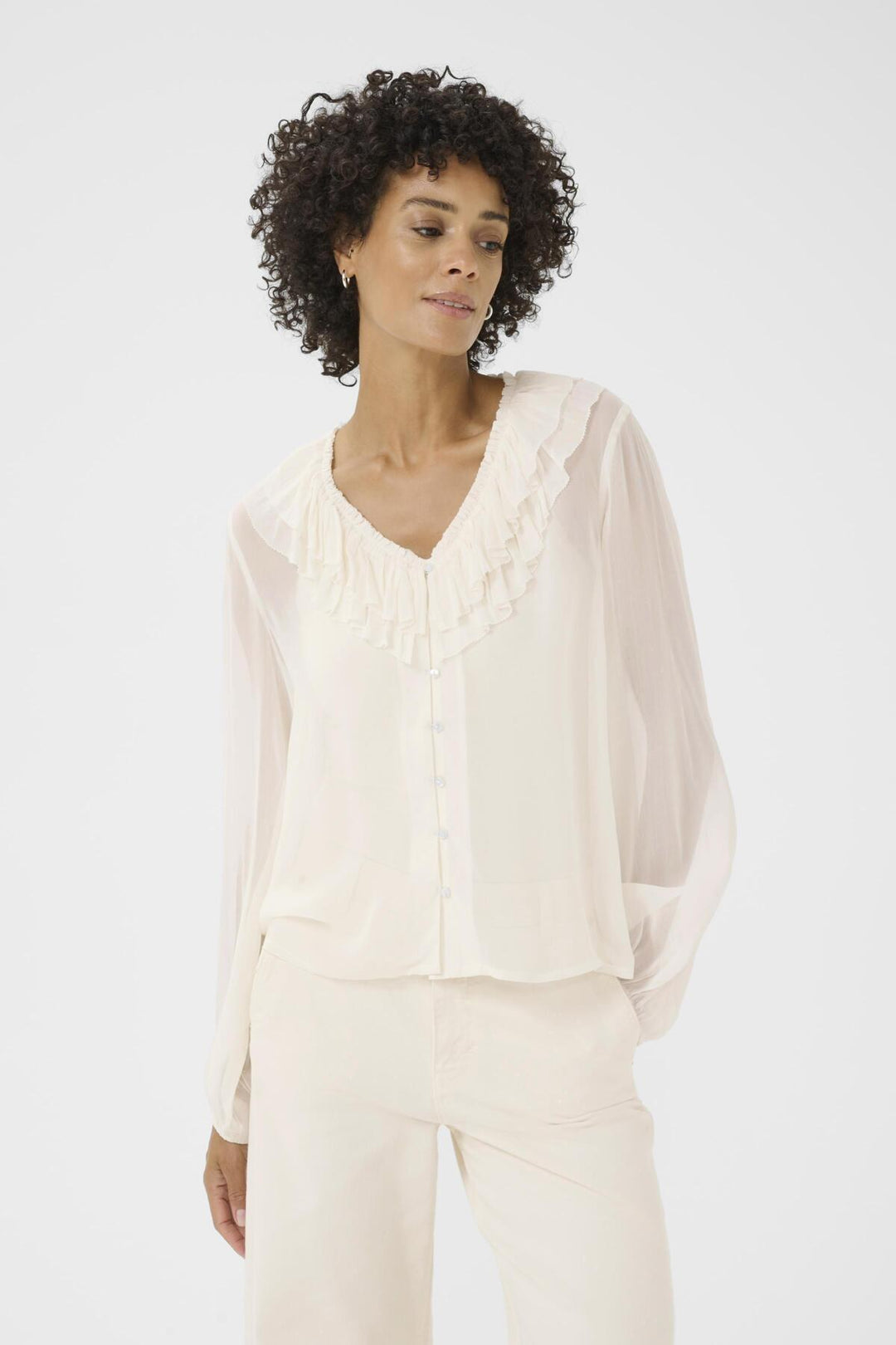 Blouse à volants Sanaz