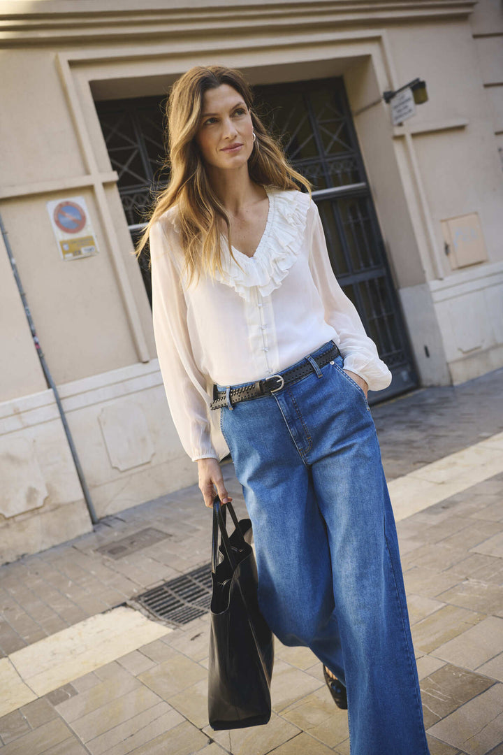 Blouse à volants Sanaz