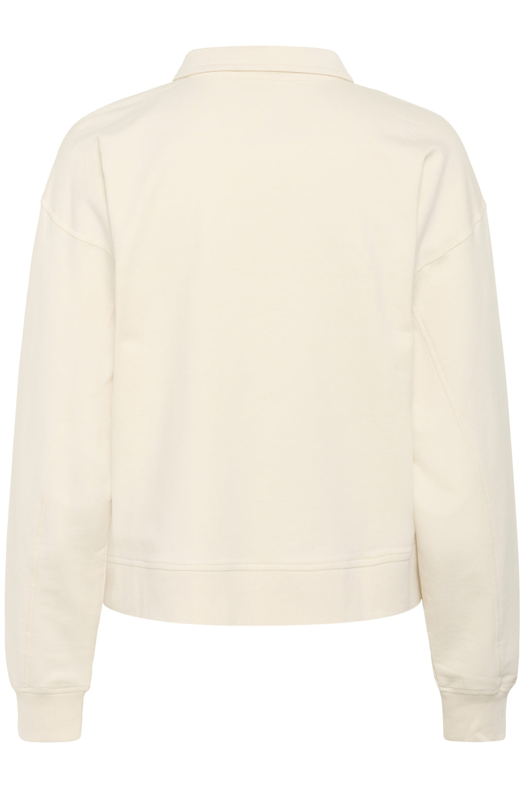 Pull à col polo en coton