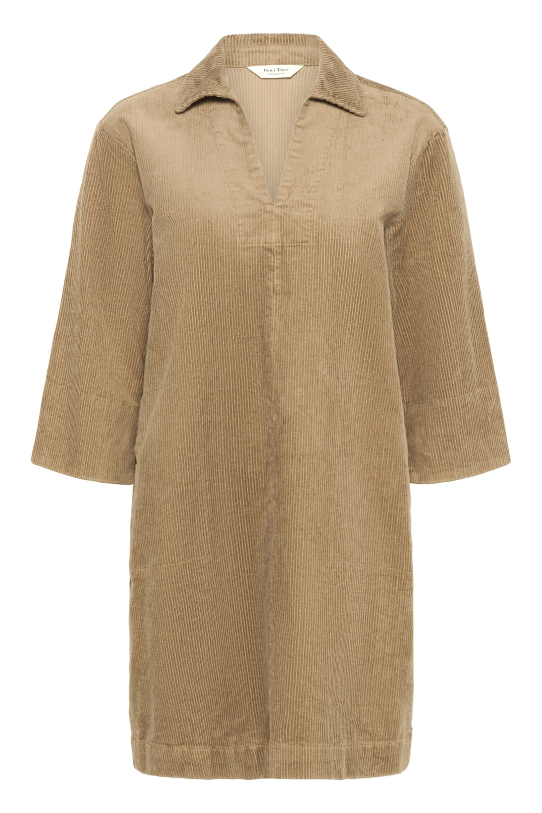 Robe en velour côtelé Sharri