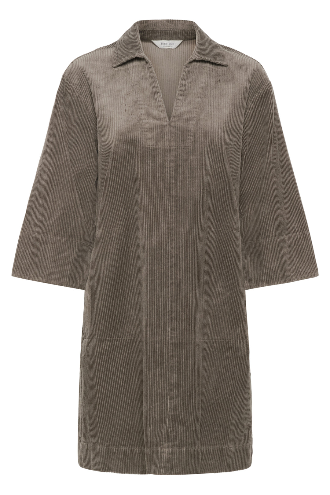 Robe en velour côtelé Sharri