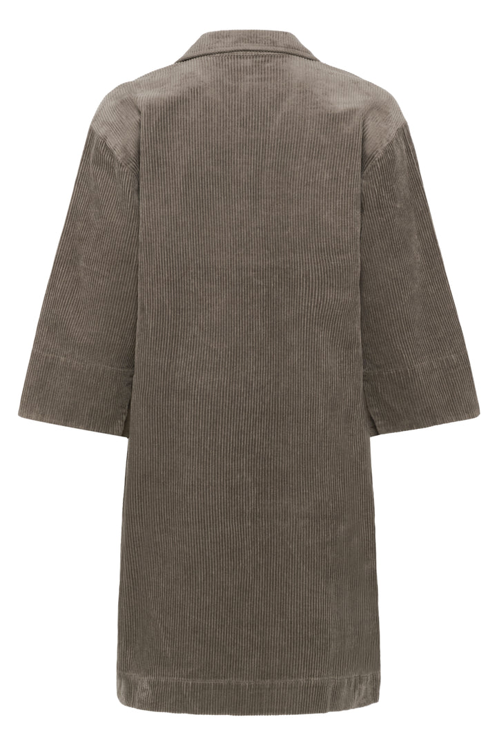 Robe en velour côtelé Sharri