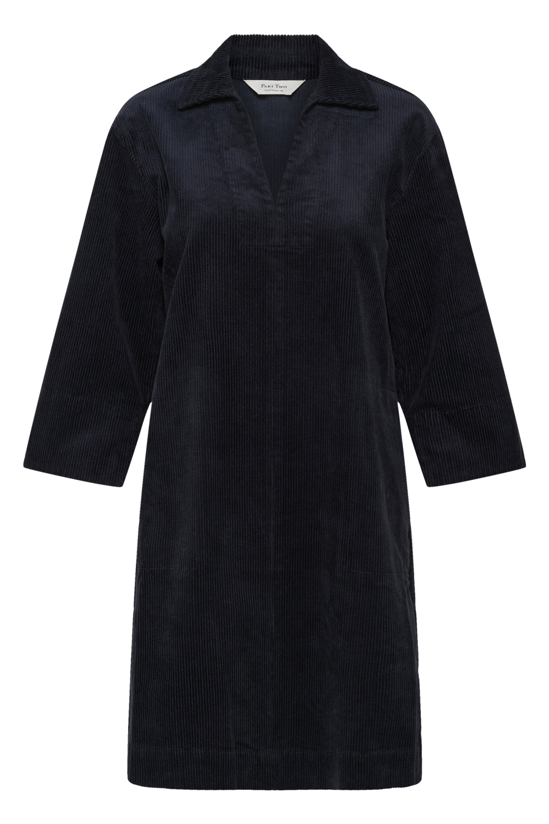 Robe en velour côtelé Sharri