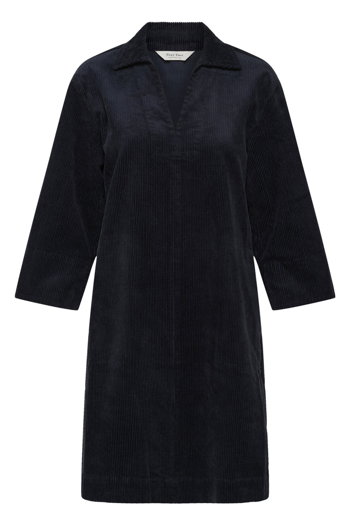 Robe en velour côtelé Sharri