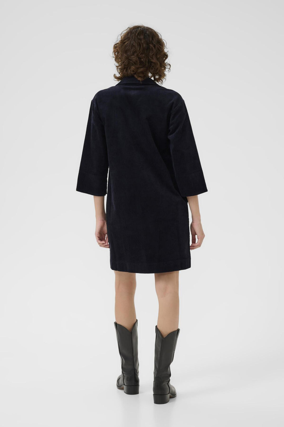 Robe en velour côtelé Sharri