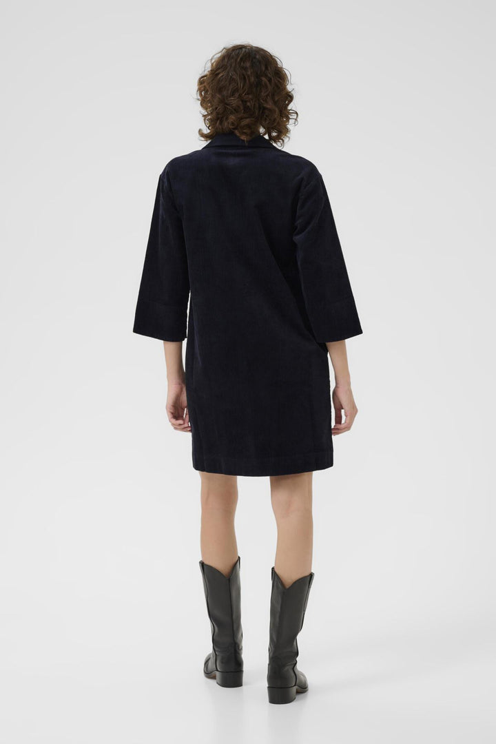 Robe en velour côtelé Sharri