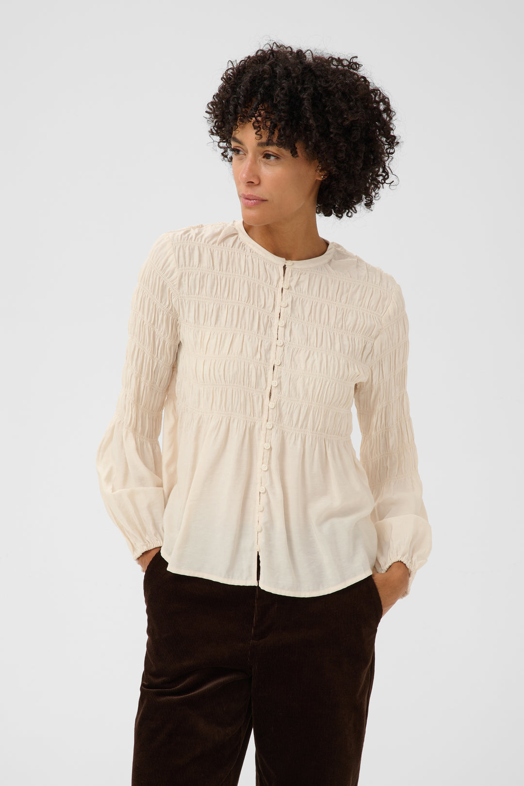 Siffe gathered blouse