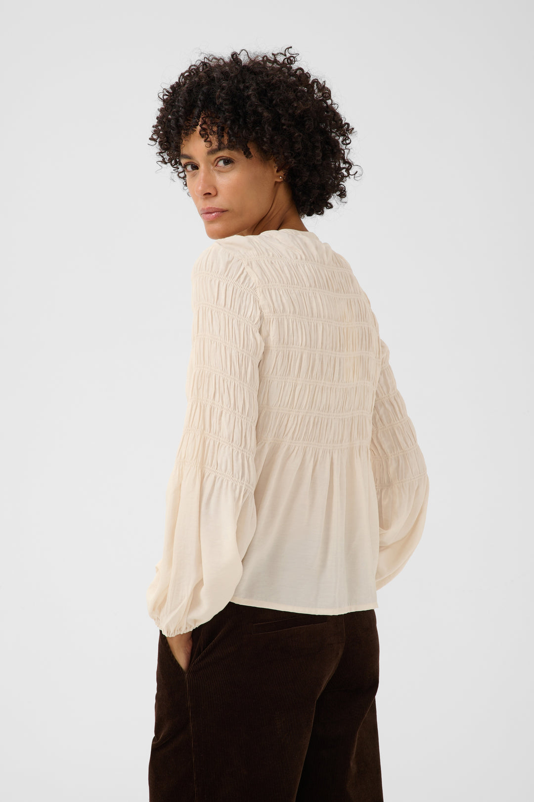 Siffe gathered blouse