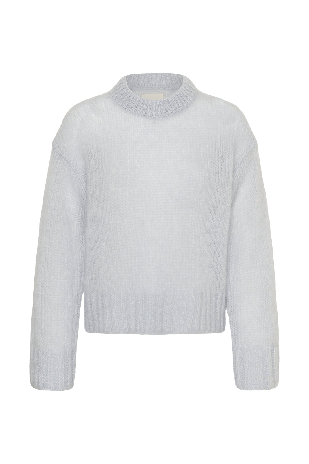 Chandail en maille de mohair et laine Sille - Avec col rond et texture douce