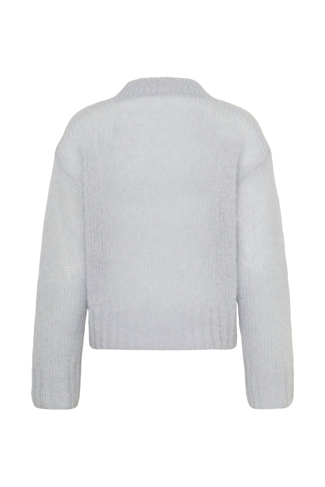 Chandail en maille de mohair et laine Sille - Avec col rond et texture douce