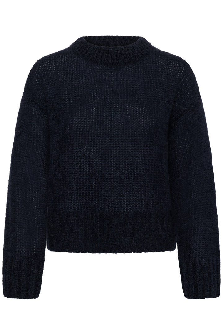 Chandail en maille de mohair et laine Sille - Avec col rond et texture douce