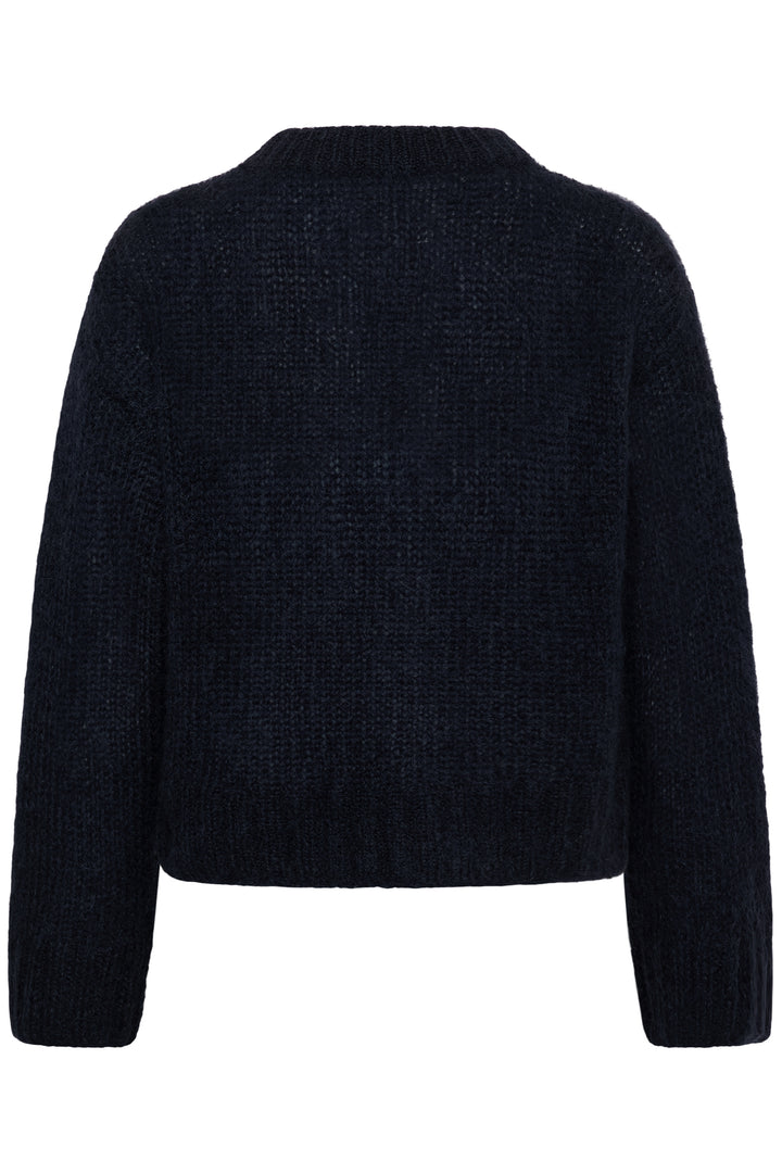 Chandail en maille de mohair et laine Sille - Avec col rond et texture douce