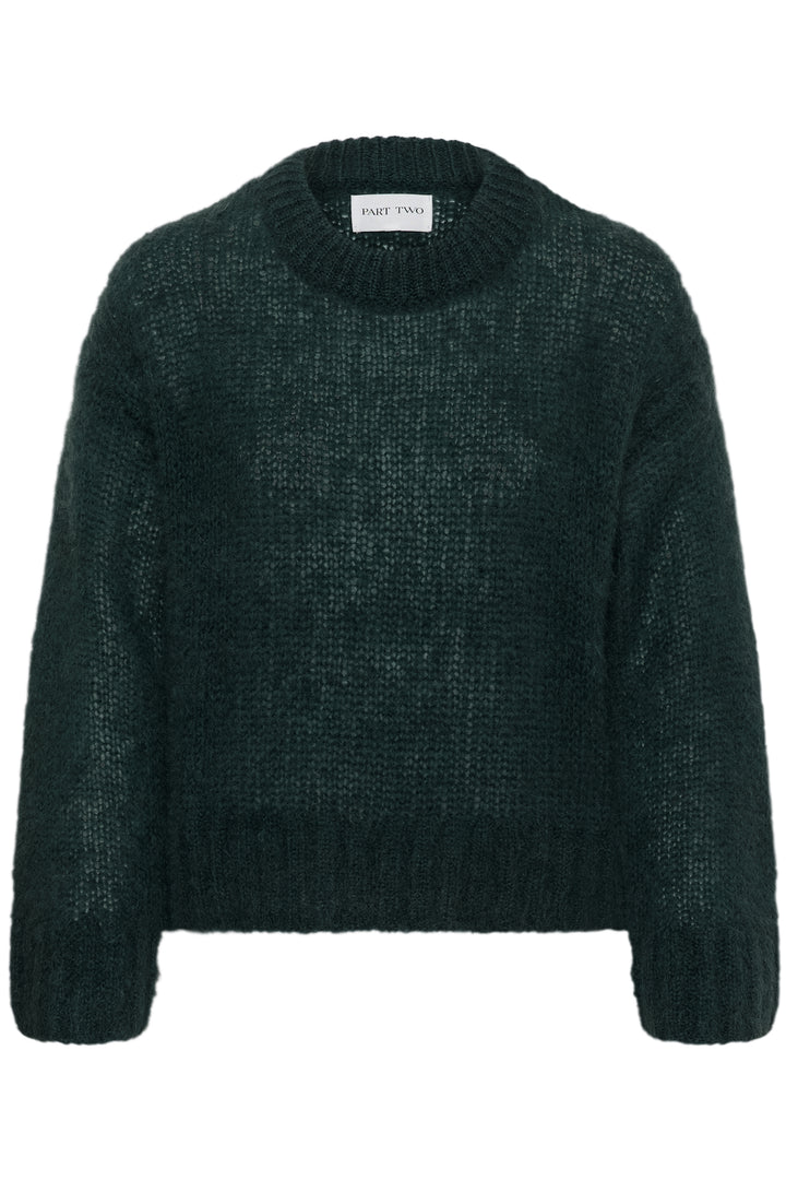 Chandail en maille de mohair et laine Sille - Avec col rond et texture douce