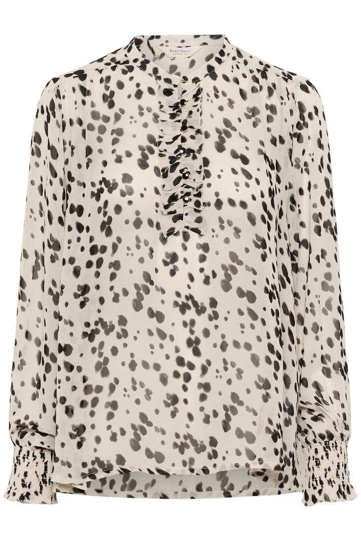 Blouse manches longues élégante