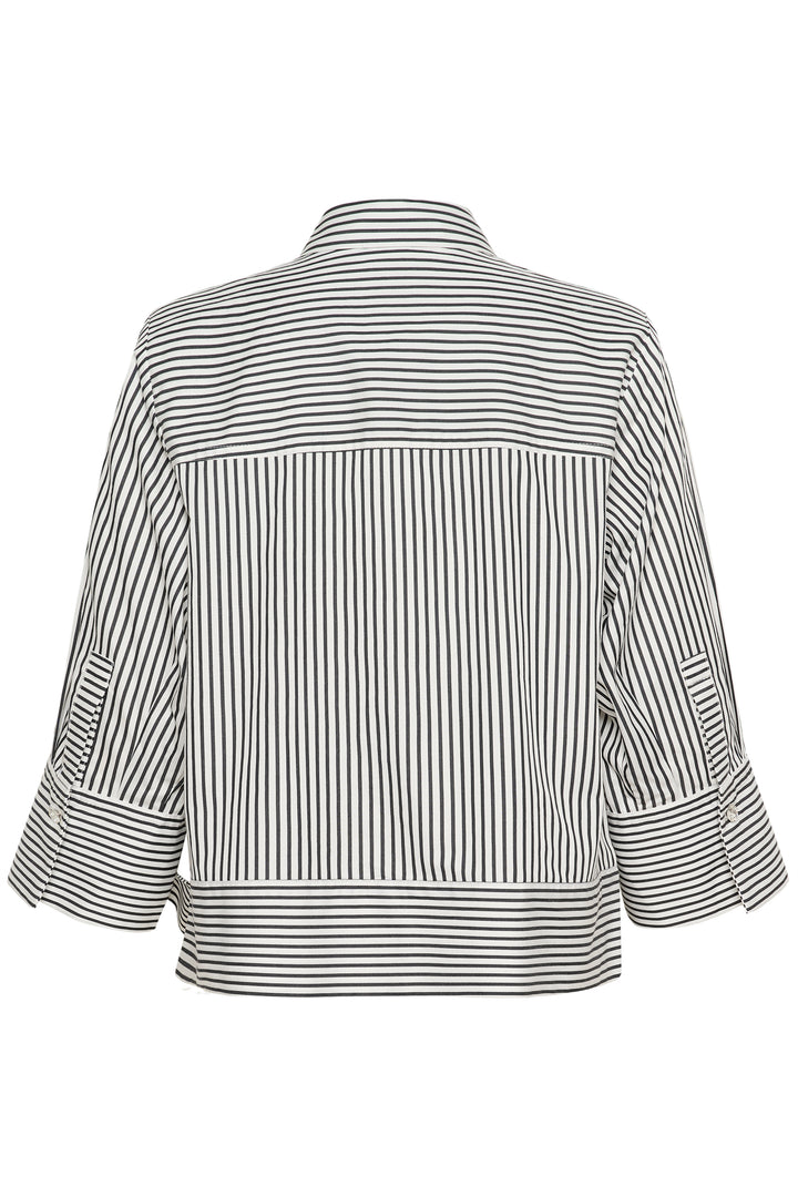 Chemise coton bio à rayures