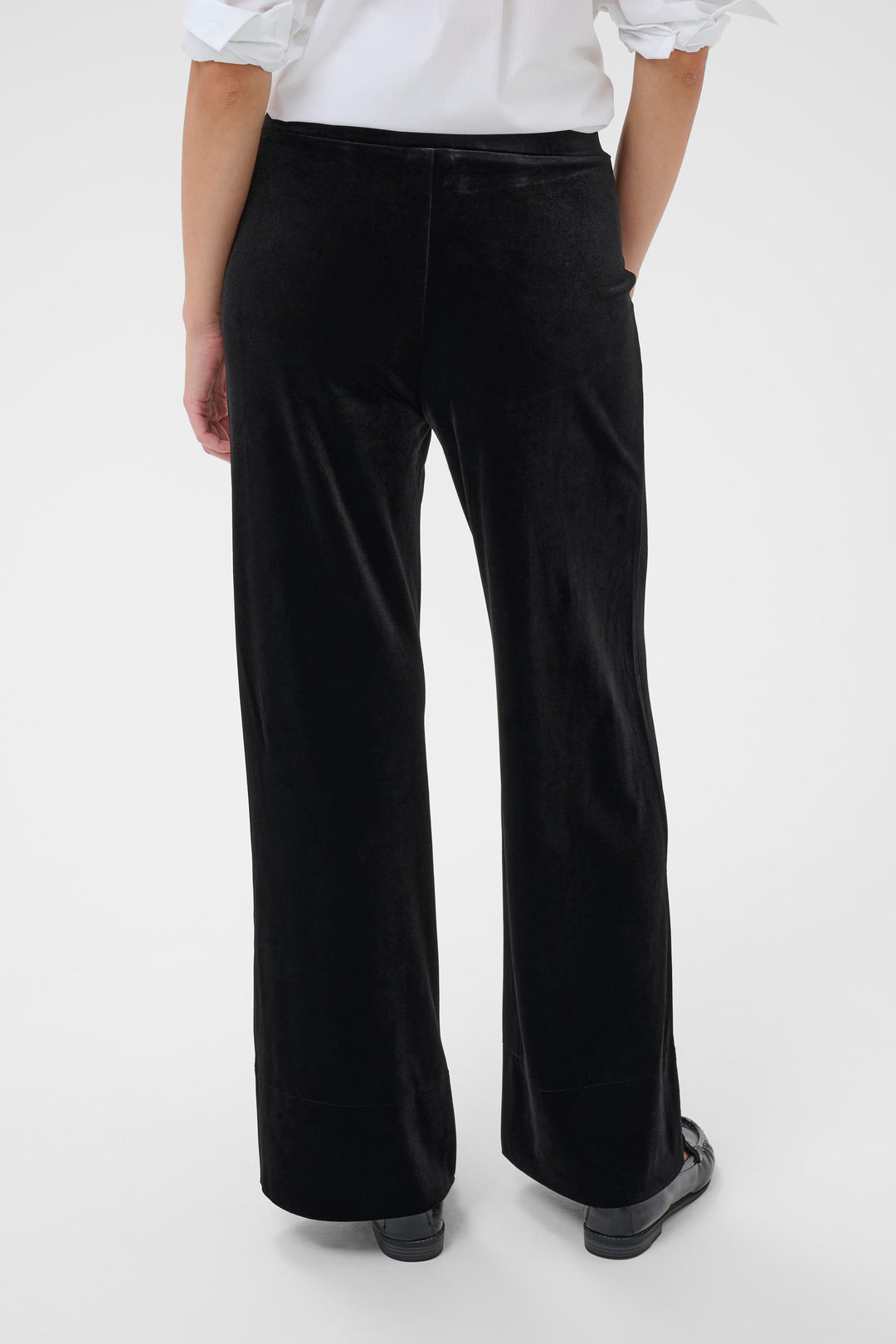Pantalon confort en velours extensible Varla