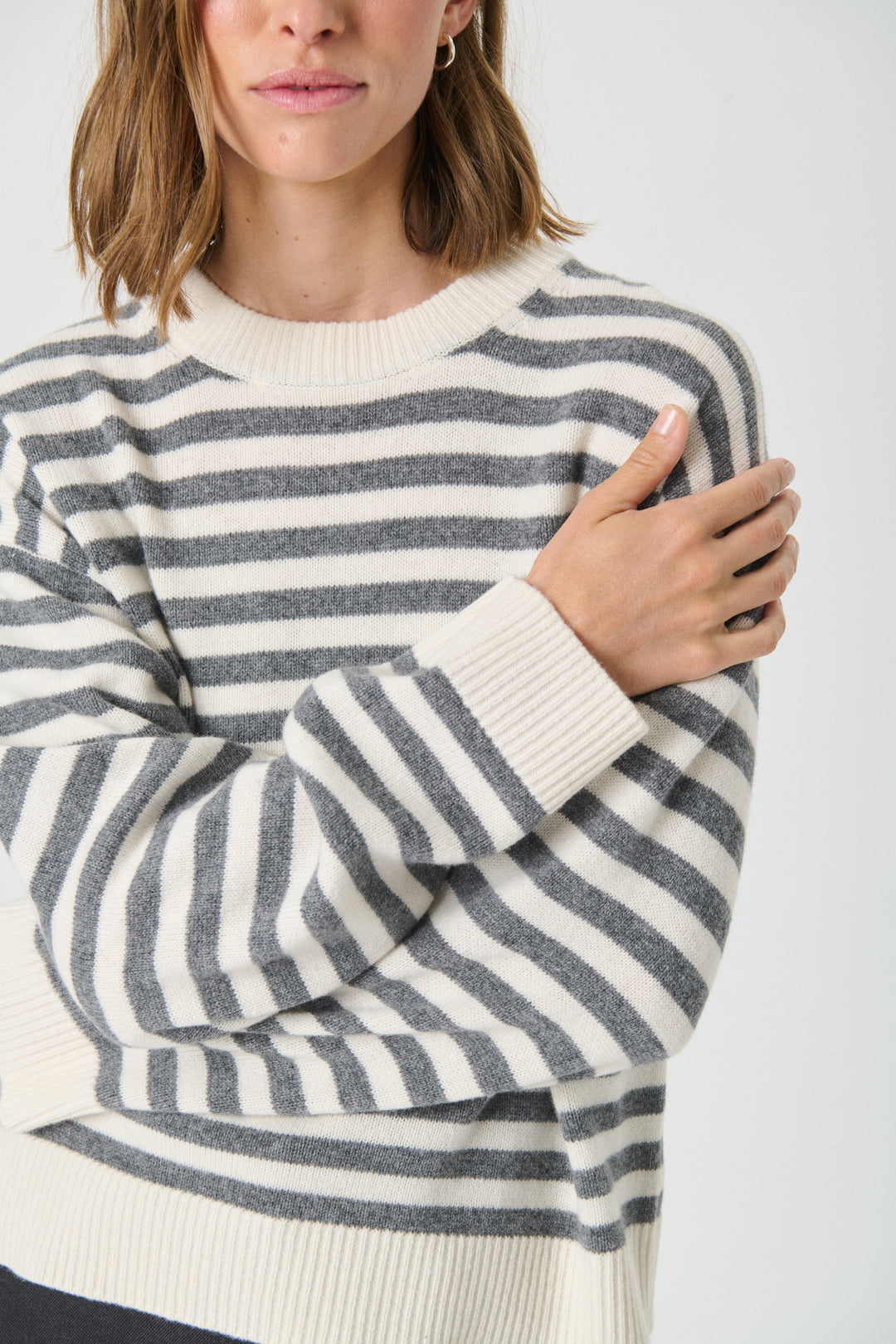 Chandail rayures en laine Vinas