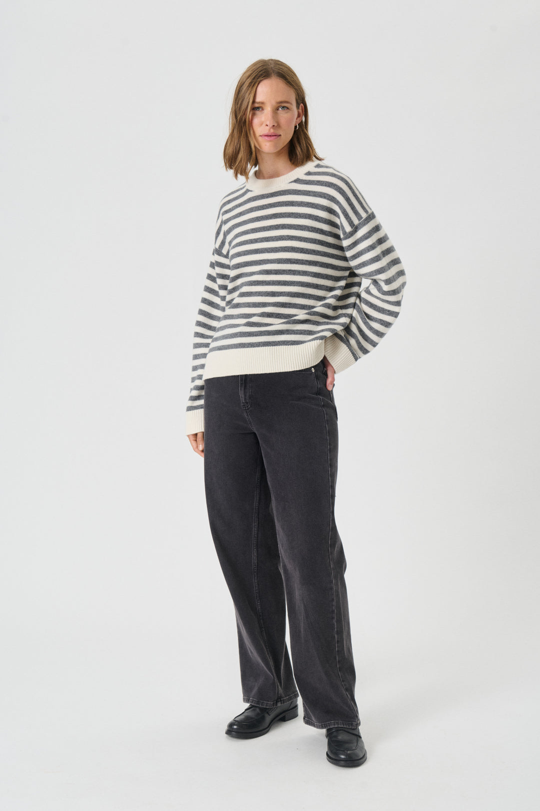 Chandail rayures en laine Vinas