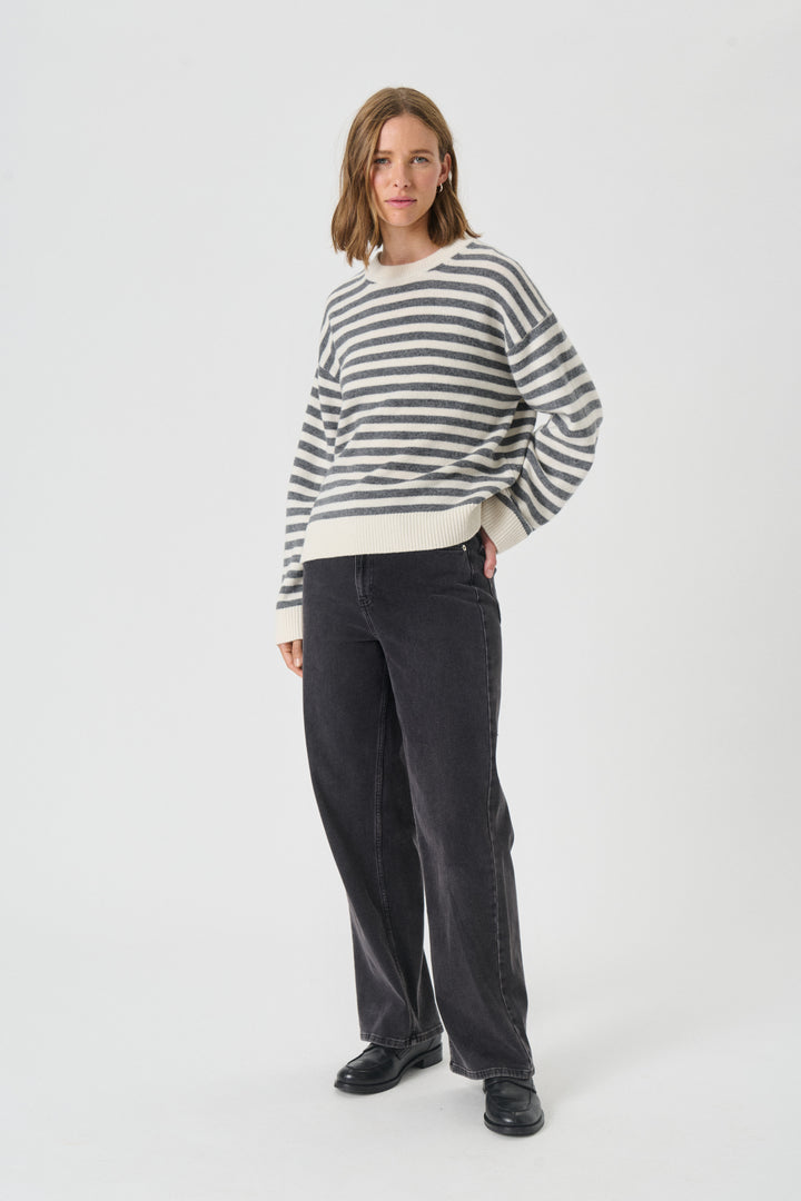 Chandail rayures en laine Vinas