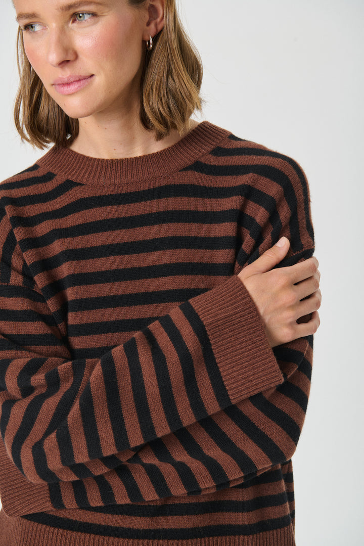 Chandail rayures en laine Vinas